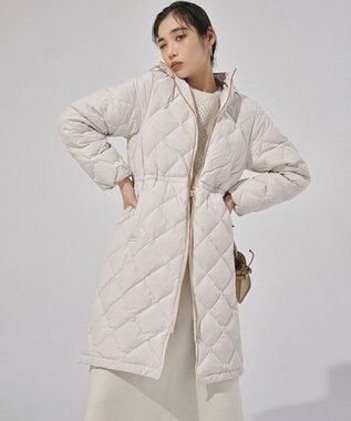 UNFILO 【VERY ベストダウン大賞 コスパ賞】TAION×UNFILO Aラインコート アイボリー