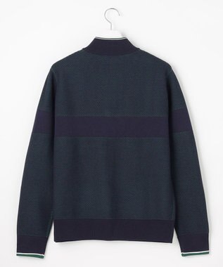 23区GOLF 【MEN】【ウォッシャブル】ハーフジップニットプルオーバー ネイビー系