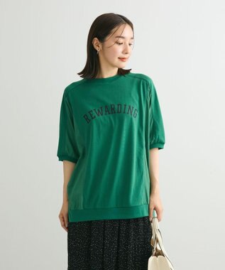 Green Parks ナイロンドッキングロゴチュニック Green