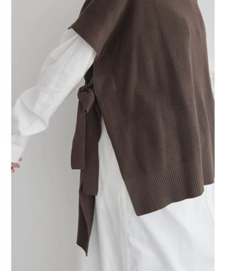 AMERICAN HOLIC ＳＥＴ　シャツワンピース＋ニットベスト Brown