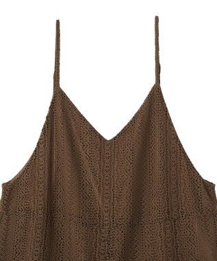 AMERICAN HOLIC 【先行予約】レースキャミサロペット Mocha