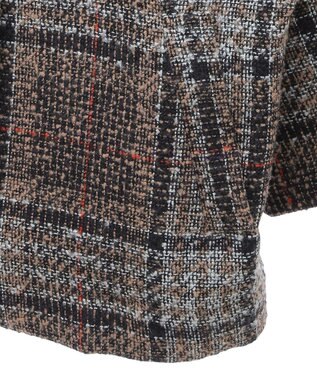 earth music&ecology オーバーテーラードジャケット　チェック Check