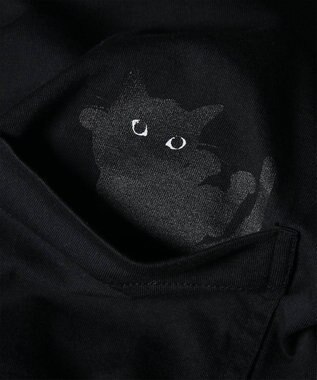 Paul Smith キャットプリント 半袖Tシャツ ブラック