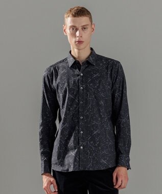 JOSEPH HOMME フォレストジャガードストレッチ　レギュラーカラーシャツ グレー系3