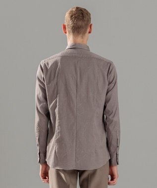 JOSEPH HOMME フォレストジャガードストレッチ　レギュラーカラーシャツ ベージュ系3