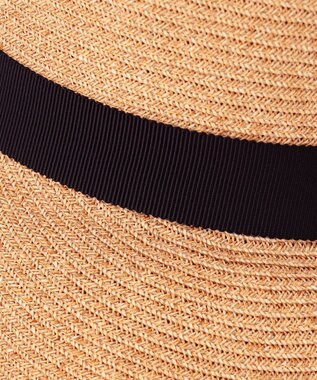 TOCCA 【UV98%以上カット・吸水速乾・抗菌防臭・洗える・サイズ調整可】BACK RIBBON BRAID CAP キャップ ブラック系