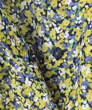 組曲 S ミニフラワープリント ブラウス イエロー系5