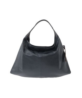 genten フェザートートバッグ　ワンショルダーバッグ クロ