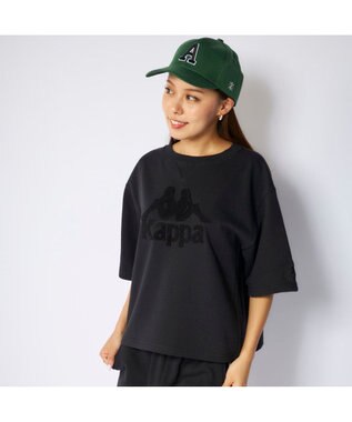 OP／FILA 【Kappa】スウェットTシャツ セットアップトップス ブラック