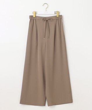 ANY SIS 【洗える】イージードロスト ワイドパンツ モカ