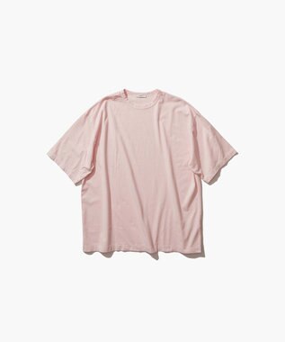 ATON NATURAL DYED NUBUCK | クルーネックTシャツ - UNISEX PINK