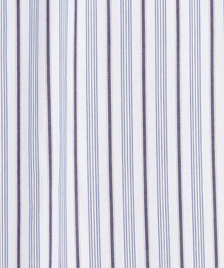 J.PRESS YORK STREET 【UNISEX】バンドカラー　ストライプシャツ ホワイト系1