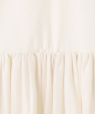 NAVE 【Nave　洗える】トランスペアレントボイル ドレス ホワイト系