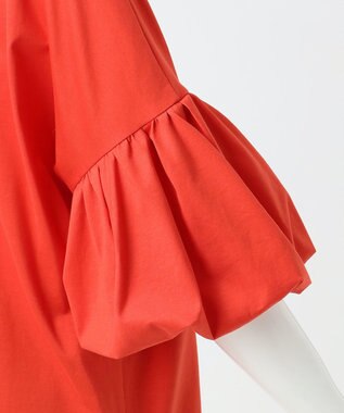 23区 S 【R(アール)】プレミアムコットンジャージー ボリュームスリーブカットソー ブラッドオレンジ系