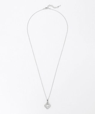 組曲 フラワービジューネックレス シルバー系