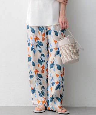 23区 【先行予約】カラーリリープリント ワイド パンツ