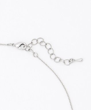 組曲 フラワービジューネックレス シルバー系