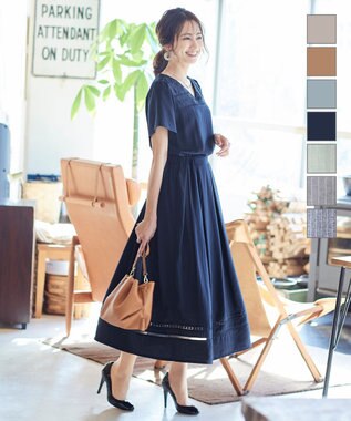 洗える 幅広く活躍が期待できる レース切替マキシワンピース Tiaclasse ファッション通販 公式通販 オンワード クローゼット