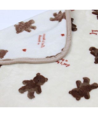 PET PARADISE ペットパラダイス ブランケット 《くまちゃん柄》 90×60cm ブラウン