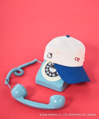 OP／FILA 【Ocean Pacific×ハローキティ】ワンポイントキャップ ホワイト