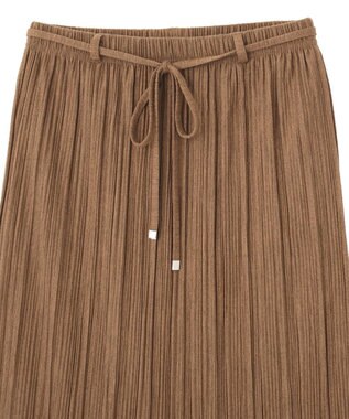 earth music&ecology プリーツレイヤードライクスカート Brown