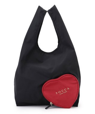 TOCCA 【八木アリサさん着用】【WEB＆一部店舗限定・A4サイズ対応】AVEC CUORE ECOBAG エコバッグ ブラック系