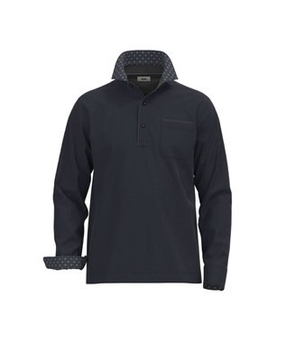 ウィンターダディポロシャツ　（小紋柄）