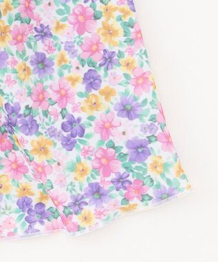 ANY KIDS 小花柄 セパレート水着 エクリュ