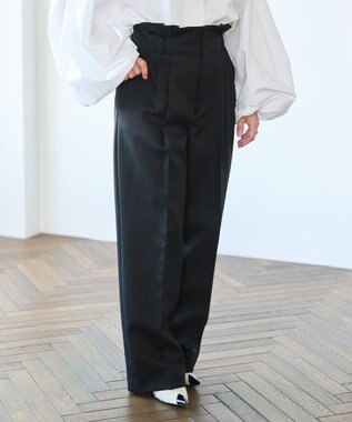 ハイウエスト2タックパンツ