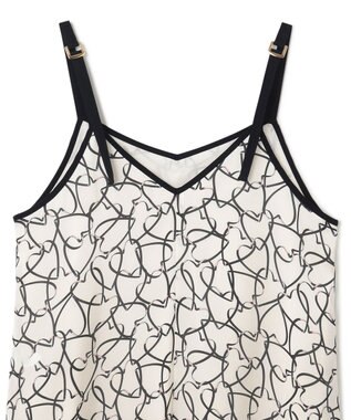 GRACE CONTINENTAL ラインハートキャミワンピース ホワイト