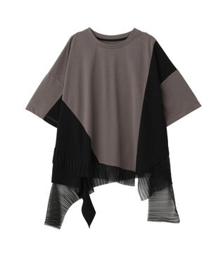 YECCA VECCA 裾アシメデザインプルオーバー Mix