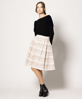 TOCCA 【洗える】CREAM PUFF KNIT ニットプルオーバー ブラック系