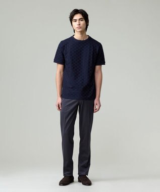 J.PRESS MEN 【ストレッチ / ウォッシャブル可 】布帛ライクスマートジャージー パンツ グレー系