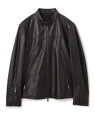 JOSEPH HOMME ライトラムナッパ レザー   シングルライダース ブラック系