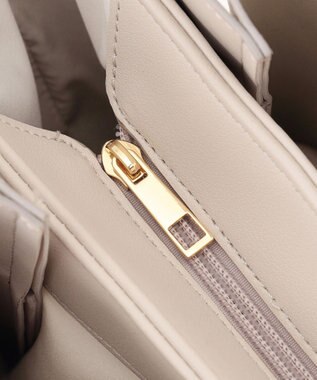 ANY SIS マルチポケットオフィストート バッグ ベージュ