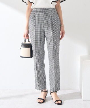 earth music&ecology 接触冷感テーパードパンツ Check