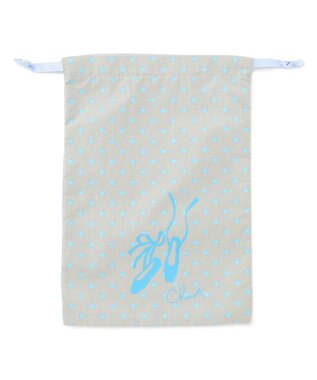 Chacott ドットメッシュ巾着M ベビーブルー