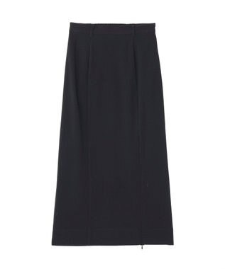 earth music&ecology ジップスリットＩラインスカート Black