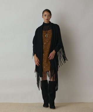 GRACE CONTINENTAL CORSO ROMA スエードロングブーツ ブラック