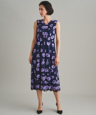 ローズ刺繍ドレス / GRACE CONTINENTAL | ファッション通販 【公式通販 ...
