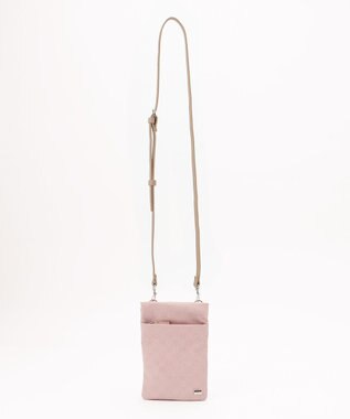 LA BAGAGERIE モノグラムデイリーミニマムポシェット ピンク