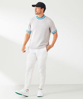 23区GOLF 【23Fondation/MEN】【ストレッチ】ＣＯＯＬＭＡＸ サッカーパンツ ホワイト系2