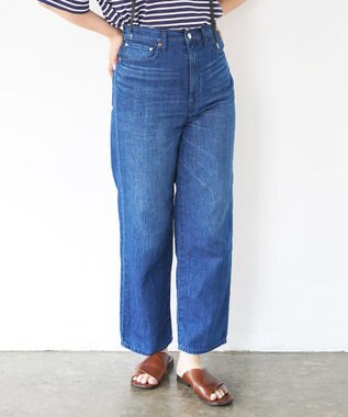 caqu FS linen ankle boy`s アンクル丈 ゆったりボーイフィットリネンデニム 1year