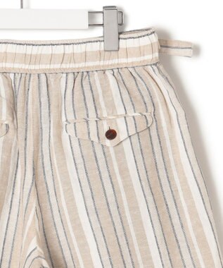 J.PRESS YORK STREET 【WOMEN】コットンリネン　ハーフパンツ ベージュ系1