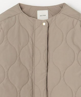 ANY 【蓄熱保温/撥水/洗濯機可能】撥水ウォームキルトブルゾン モカ