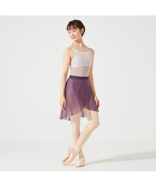 Chacott 【AKANE TAKADA】巻きスカート パープル