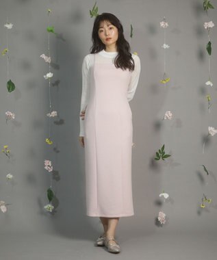 Green Parks ｄａｚｚｌｉｎ　ＳＥＴ２点パーカー＋キャミワンピース Pink