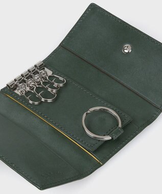 Paul Smith ワックスレザー キーケース グリーン