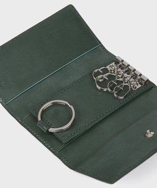 Paul Smith ワックスレザー キーケース グリーン