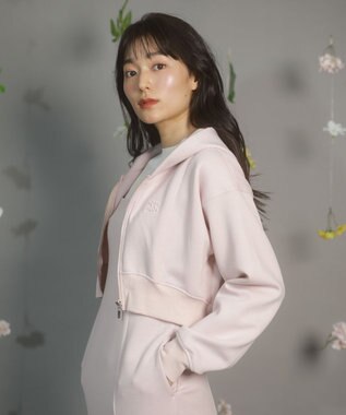 Green Parks ｄａｚｚｌｉｎ　ＳＥＴ２点パーカー＋キャミワンピース Pink